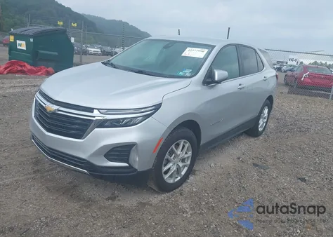 2022 Chevrolet Equinox Awd 2Fl из США, поврежденный, VIN 2GNAXTEV6N6133311